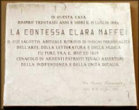 Targa a Clara Maffei